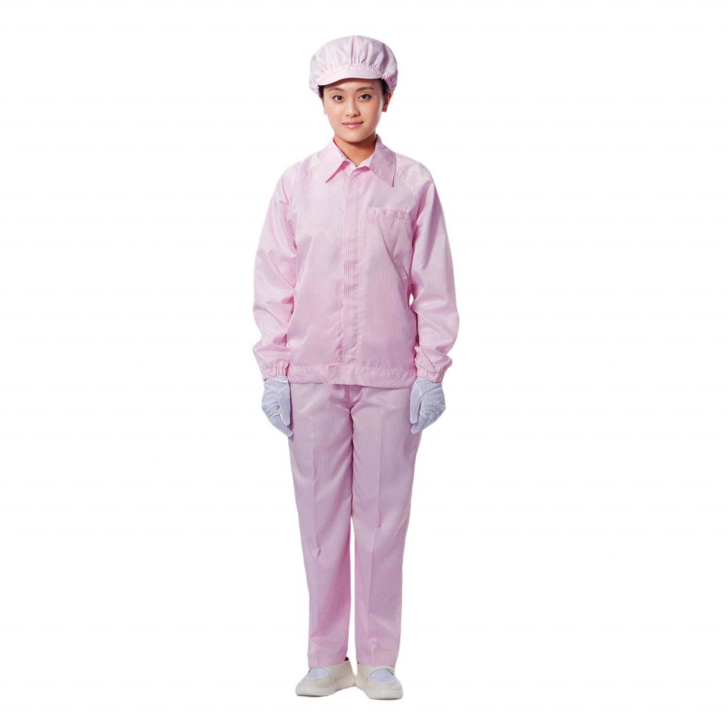 Wholesale Uniforms Polyester Long Sleeve Anti Static Construction Factory Workwear ESD Cleanroom Safety Coat Jacket Suit