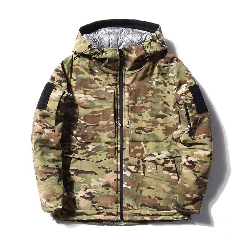 Winter Men's Work Jacket Heavy Duty Cold Protective Clothing Thickened Cotton Padded Coat Windproof Thermal Outdoor Wholesale