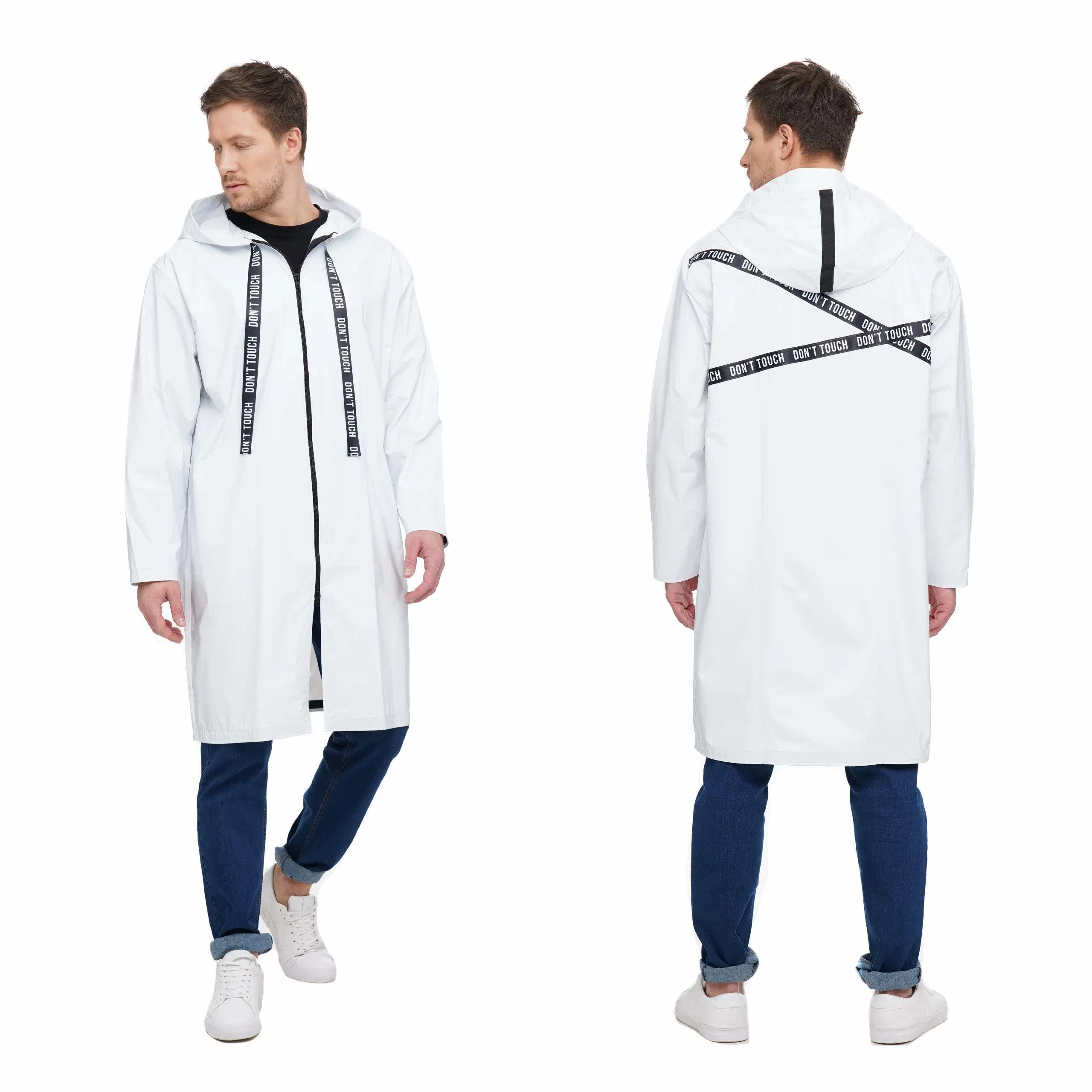 Comfortable and Versatile Waterproof Outdoor Motorcycle Clear EVA Cloak Poncho Cape