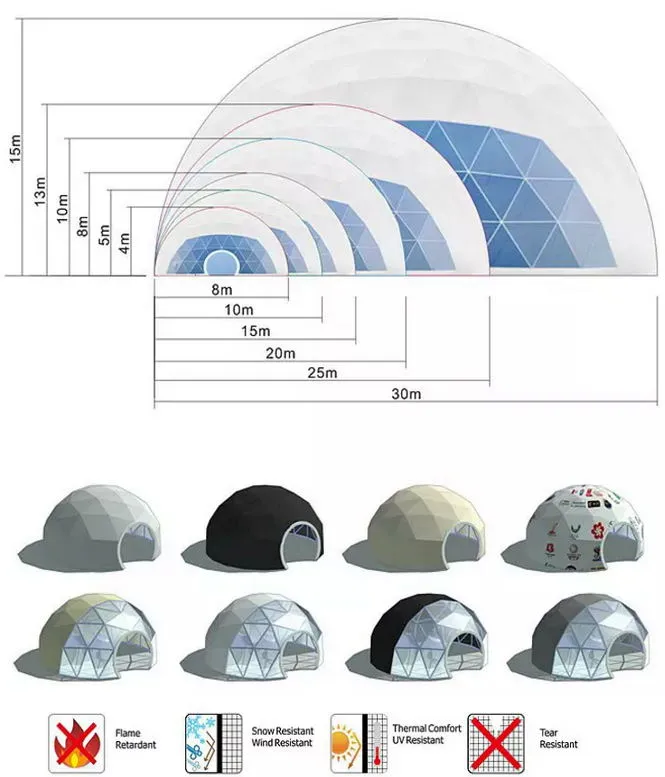 Best Quality Geodesic Dome Tent Features