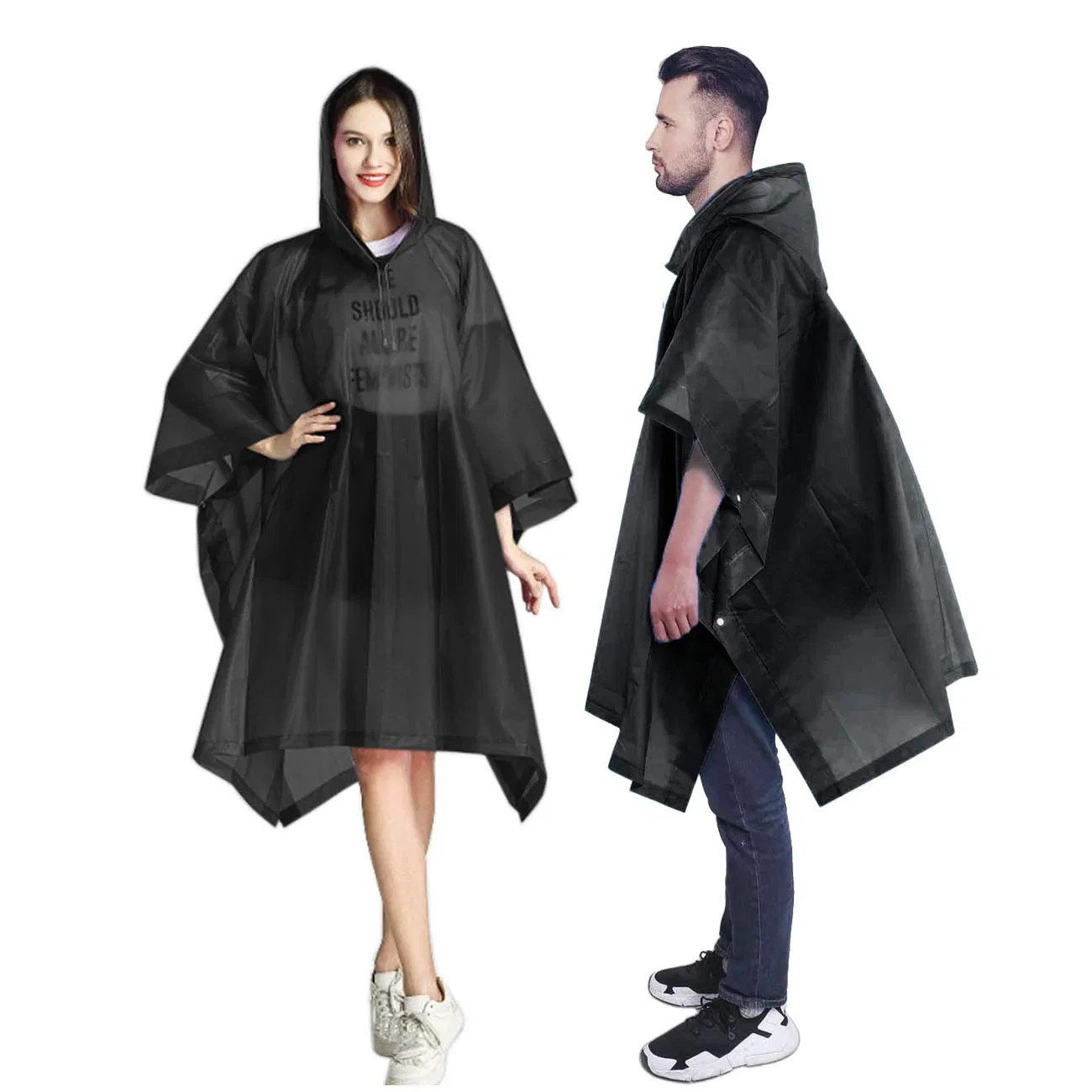CE in Stock Customzied Long Waterproof Poncho Rain Cape