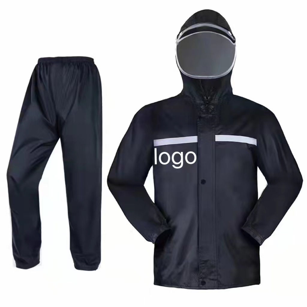 Outdoor Portable Oxford Custom Logo Adult Reflective Riding Hiking Camping Travel Waterproof Safety Rain Best Seller