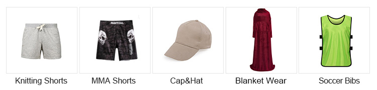 Knitted Shorts MMA Shorts Caps Hats Range