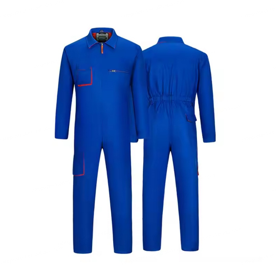 Men's Breathable Industrial Work Coveralls Water Proof Level a Fire Protection Overall Suit for Workshop Comfort Wear