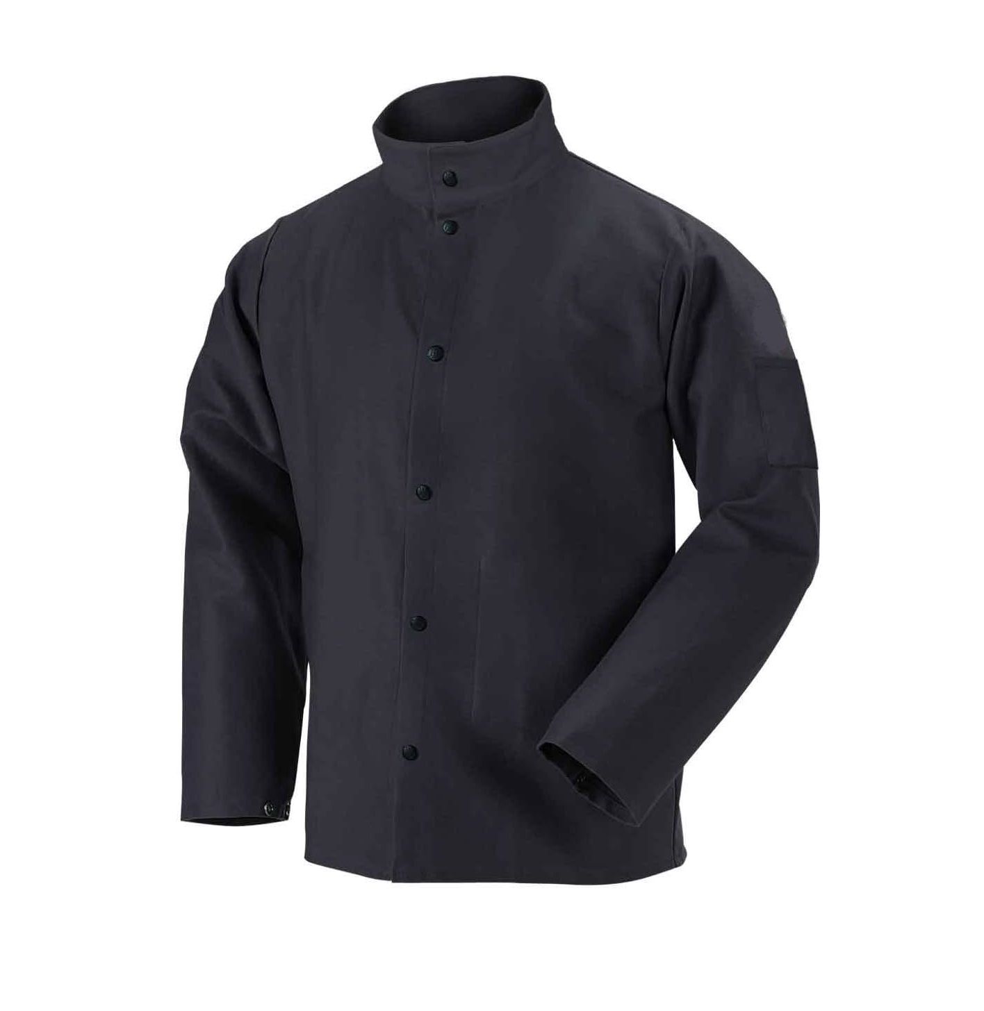Custom Hi Vis Waterproof Anti-static Plus Size Flame-Retardant Cotton Welding Jacket Reflective Tape Snap Welder safety jacket
