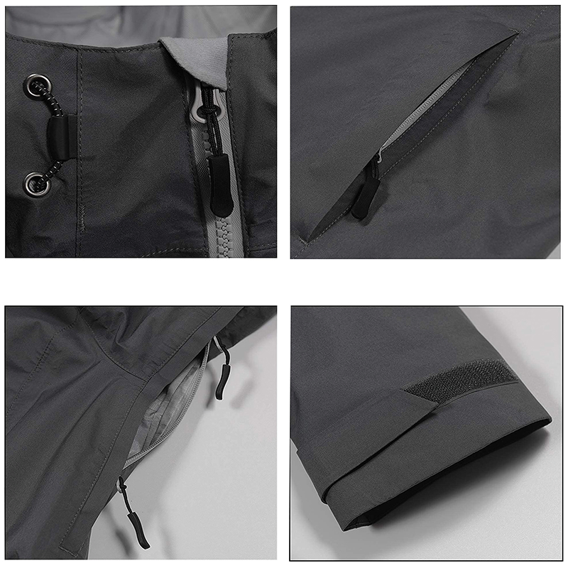 2.5 Layer Fabric Wholesale Outdoor Breathable Softshell Windbreaker Tactical Waterproof Jackets