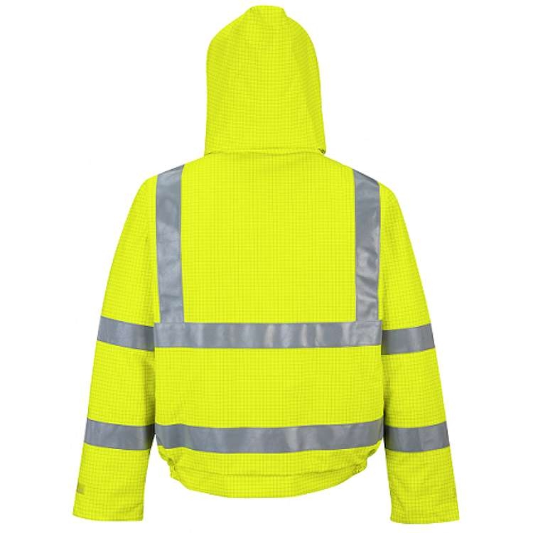 Customized Hi-Vis Anti-Static Flame Resistant Working Uniform Jacket