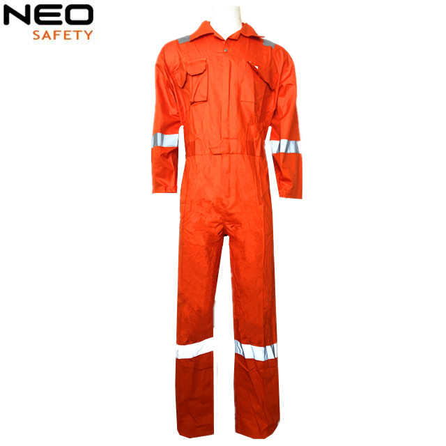 Neo Safety 100% Cotton Workwear Industry Safety Fireproof Fire Resistance Protective Clothing Waterproof Cargo Coveralls