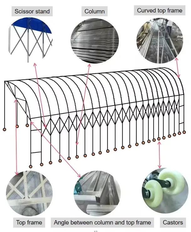 Carport Folding Garage Tent Front View