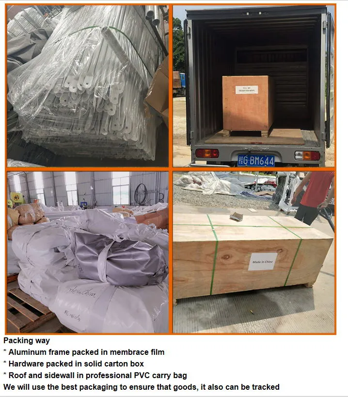 Dome Tent Packaging Info