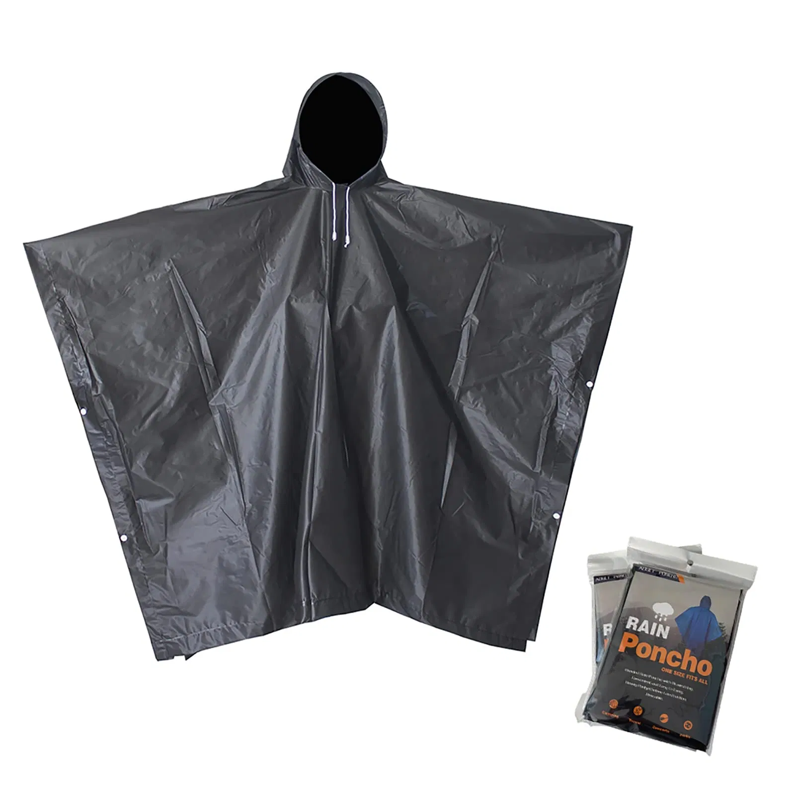Versatile EVA Motorcyclists Waterproof Rainwear Poncho Raincoat Rain Cape