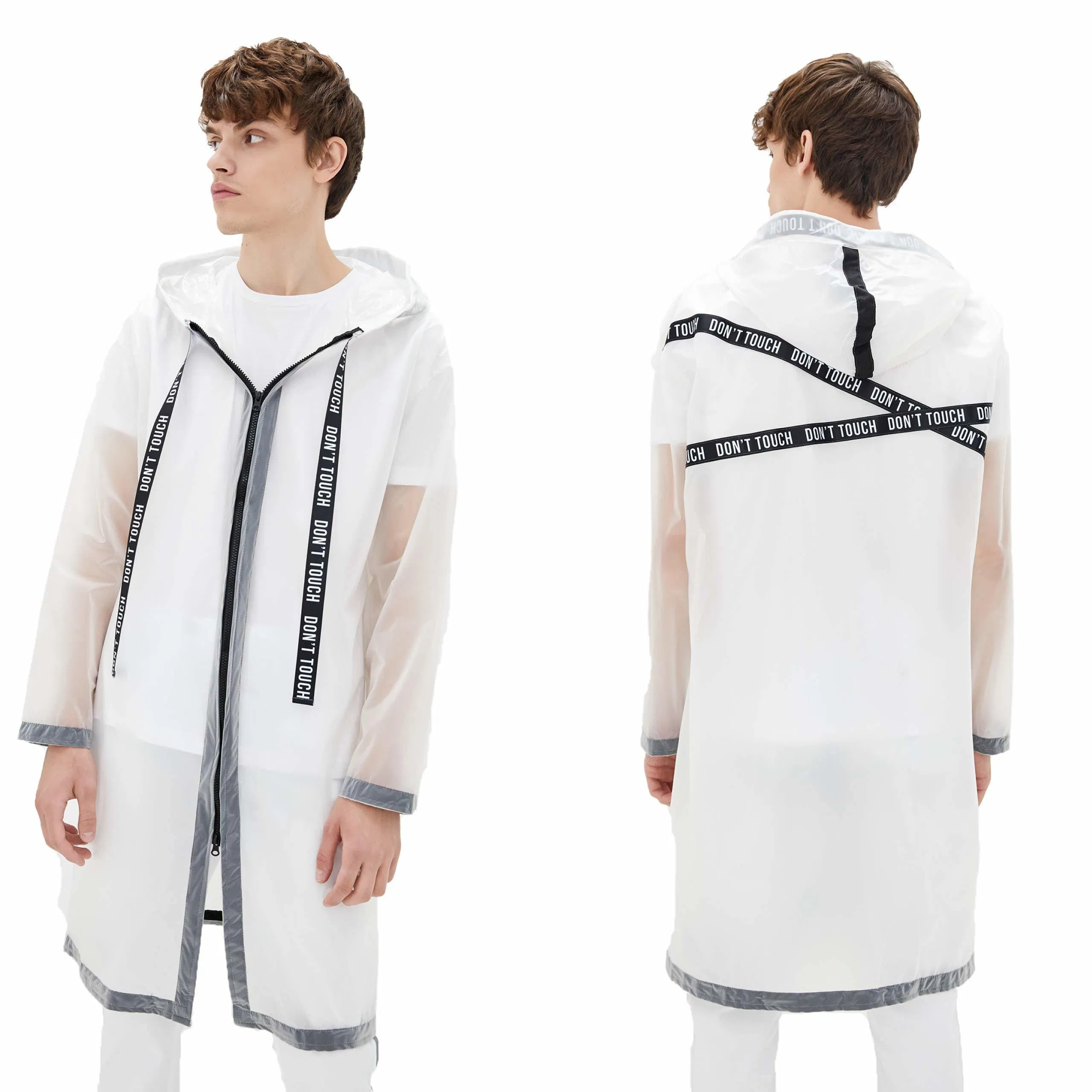 Comfortable and Versatile Waterproof Outdoor Motorcycle Clear EVA Cloak Poncho Cape