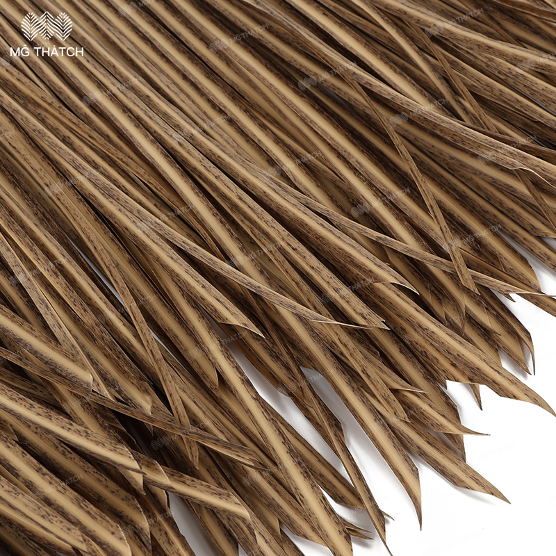 Flame Retardant Backyard Plastic Synthetic Thatch Parasols Environmental Friendly Artificial Thatch Umbrella