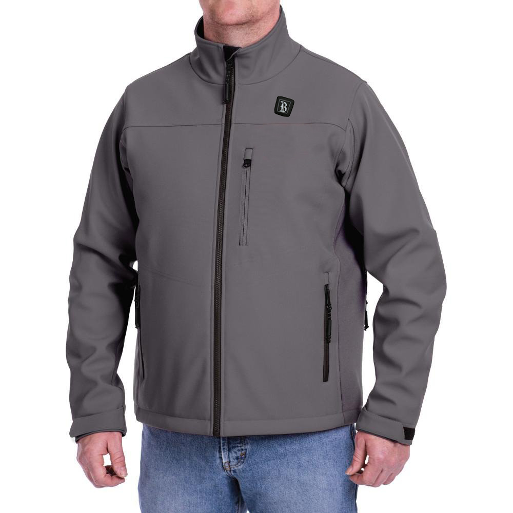 Thermal 12V Work Jacket Windproof Rechargeable Battery Heated Softshell Jacket Jacket With Temperature Controller for Motorcycle
