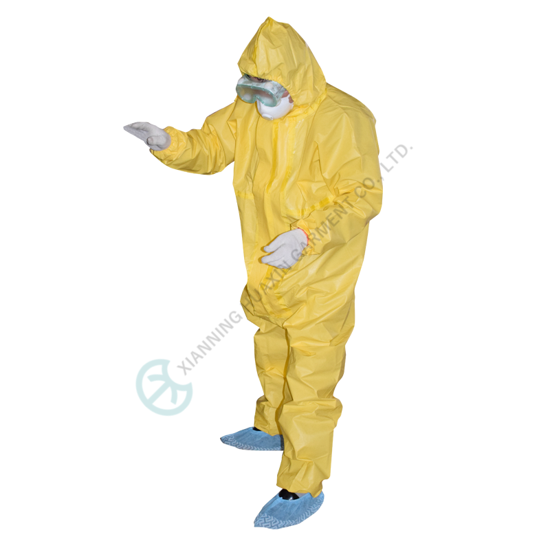 HXCR-C: Disposable Chemical Resistant Coverall with Taped Seam