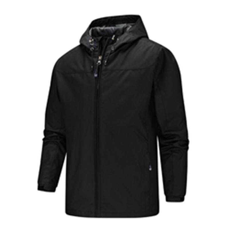 Custom Logo Breathable Waterproof Hooded Softshell Sports Wear Workwear Hiking Men's Rain Outdoor Jacket