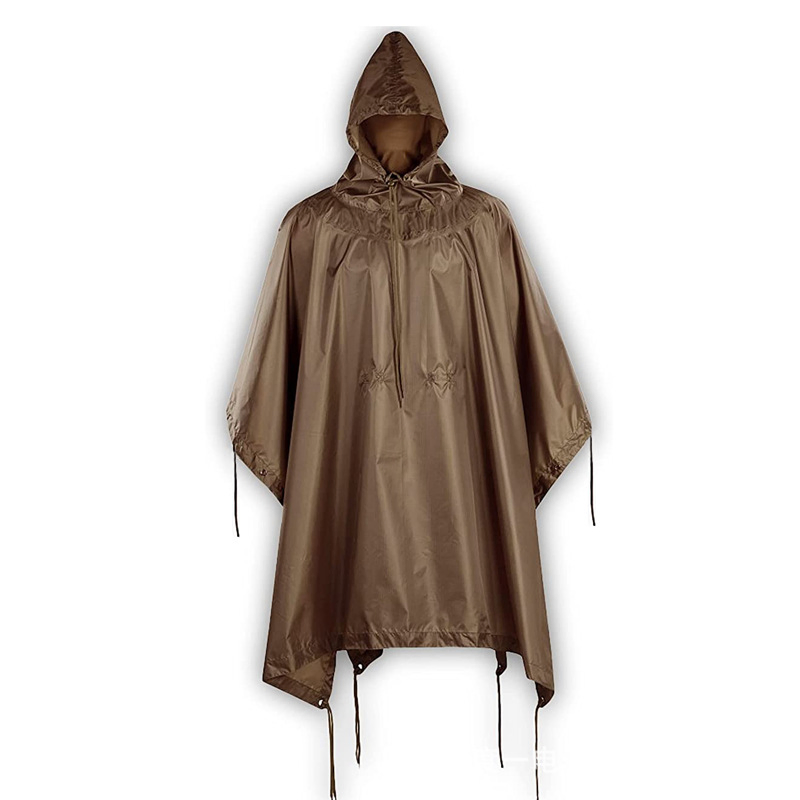 Fashionable Adults Stay Dry Waterproof Raincoat Rain Poncho Cape