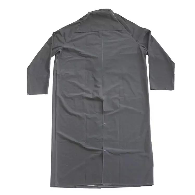 Navy Blue Custom Logo One Piece Flame Retardant Waterproof Horse Riding Long Adult PVC Raincoats for Men