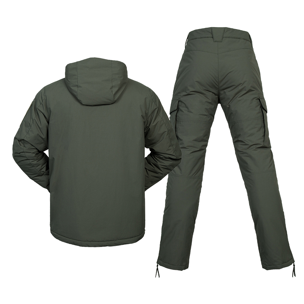 Winter Work Overalls Stand Collar Thermal Coat for Warehouse Labor Security Guard Permanent Insulation Cold Protection Uniform