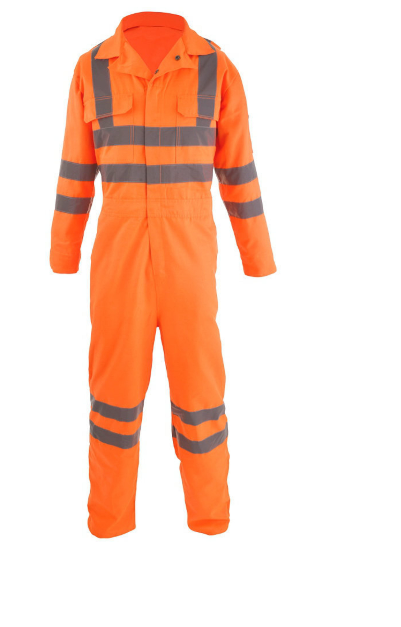 OEM Chemical Engineer Safety Coverall ANSI Class 1 Waterproof Cotton Polyester FR with Customized Logo for Oil Gas Stations