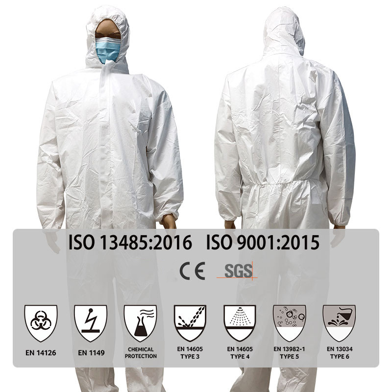 Disposable Protective Coveralls 1