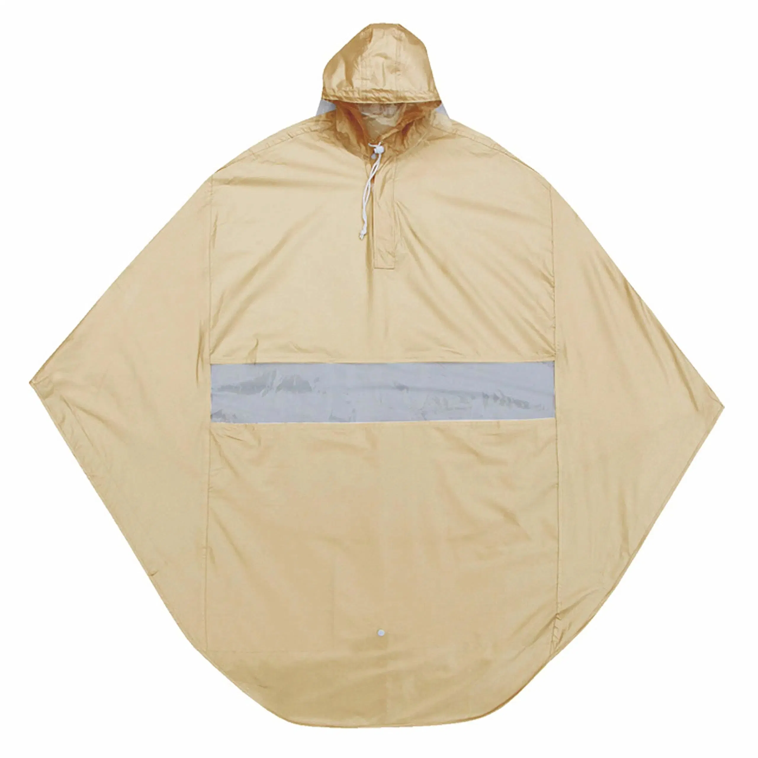 PVC Rain Poncho Reflective Waterproof Raincoat motorcycle Biking Rain Cape
