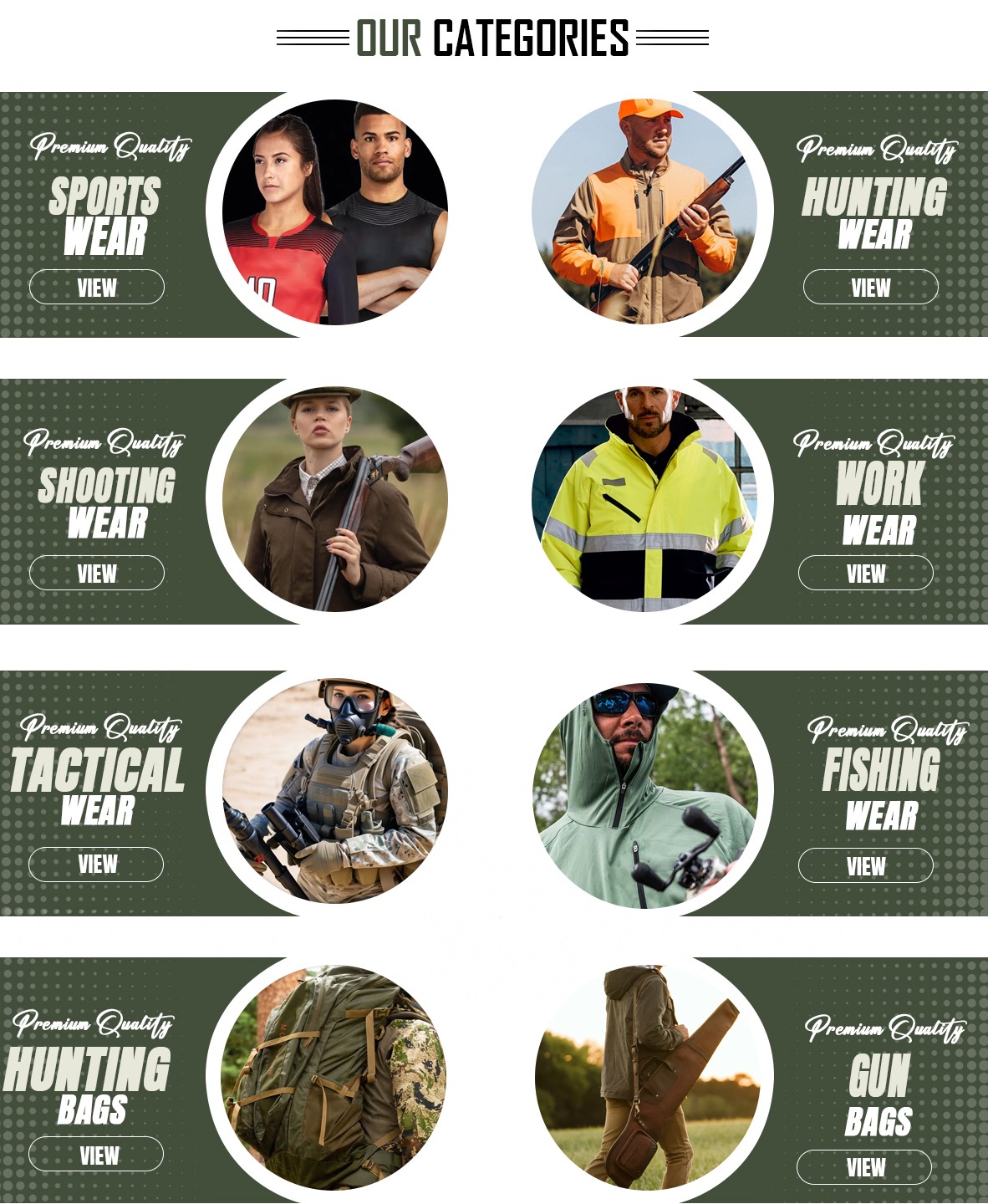 Our Categories