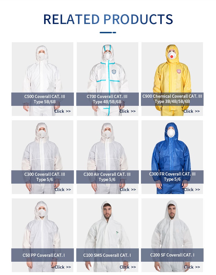 Related protective products lineup
