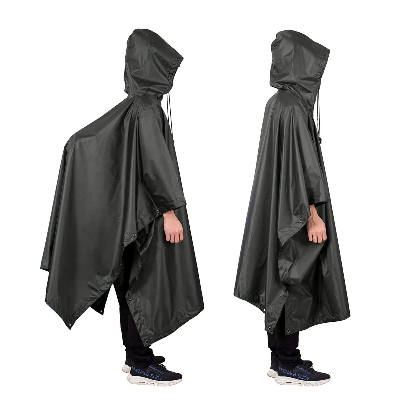 Versatile EVA Motorcyclists Waterproof Rainwear Poncho Raincoat Rain Cape