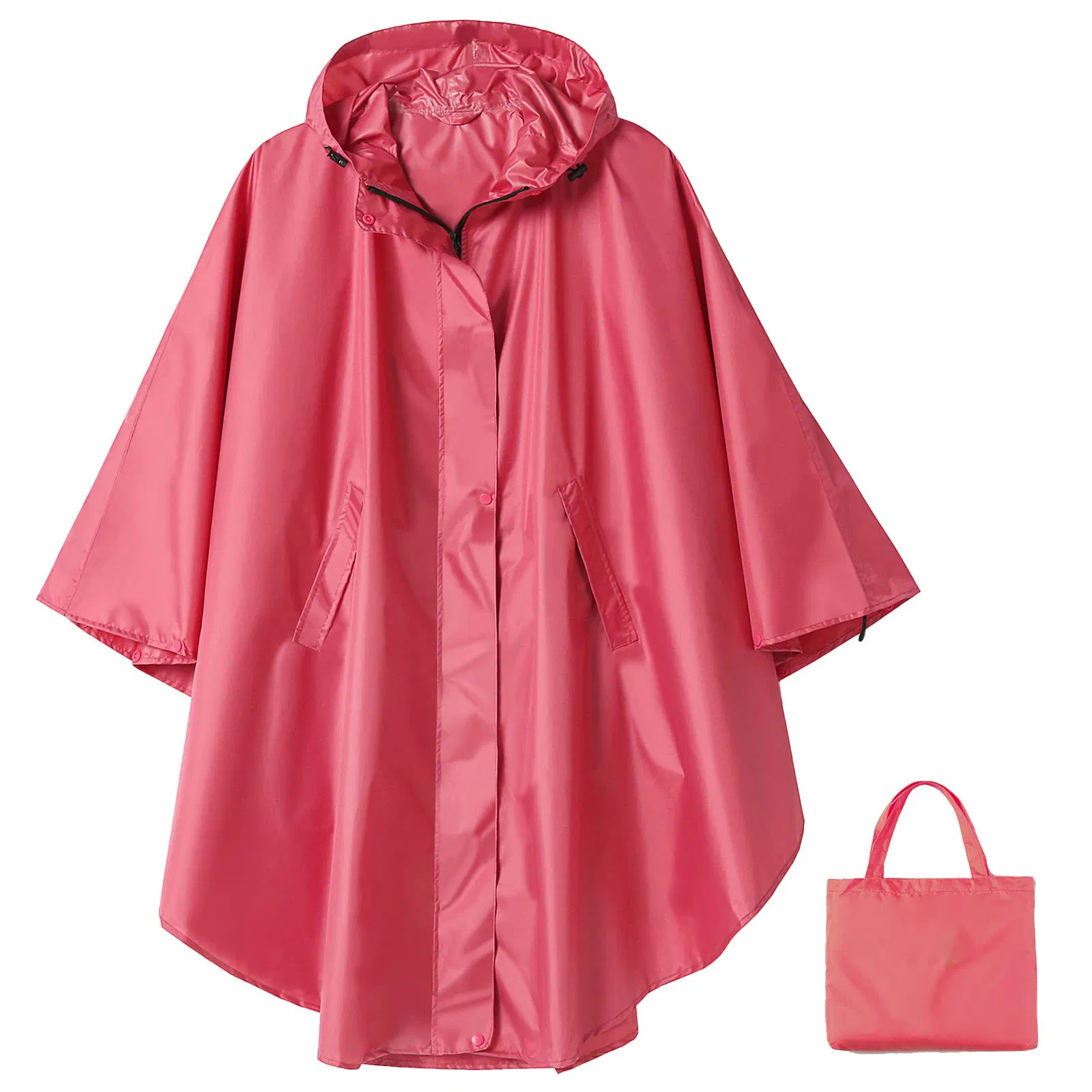 Fashion Women Rain Poncho Waterproof Cape