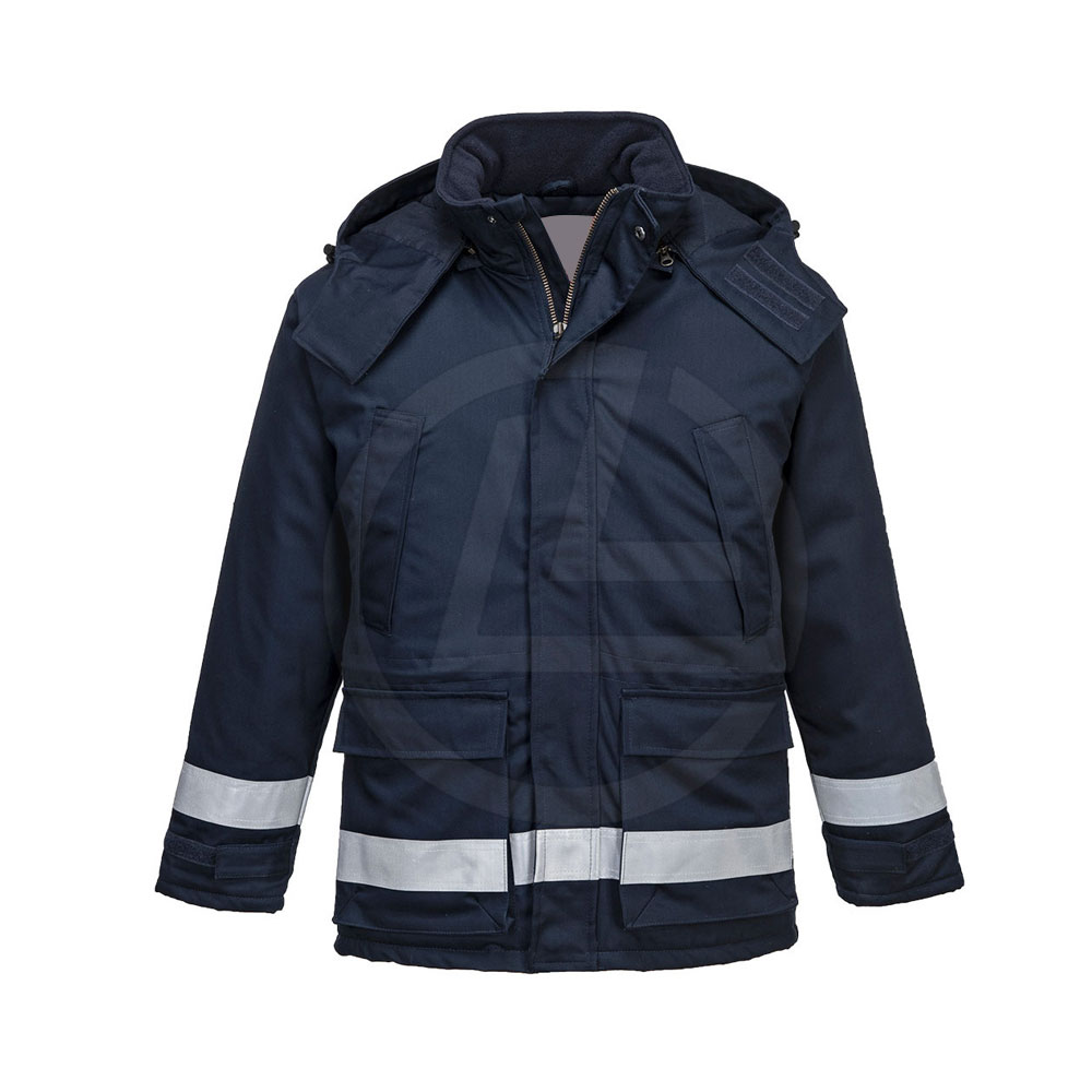 Insulated Lightweight Breathable Winter Nonwoven High Street Customizable OEM Service Men Workwear Jacket Stand Collar Front