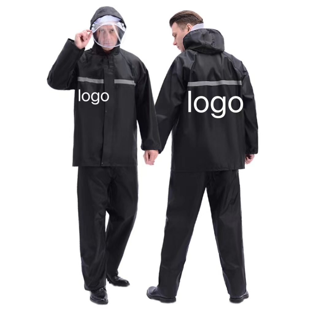 Outdoor Portable Oxford Custom Logo Adult Reflective Riding Hiking Camping Travel Waterproof Safety Rain Best Seller
