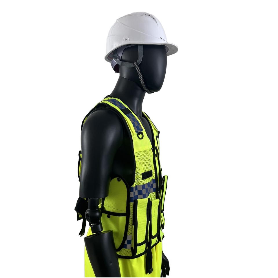 Traffic Control Customized Uniform - Reflective ANSI 2 Level High Visibility Multi-functional Breathable Safety Jacket