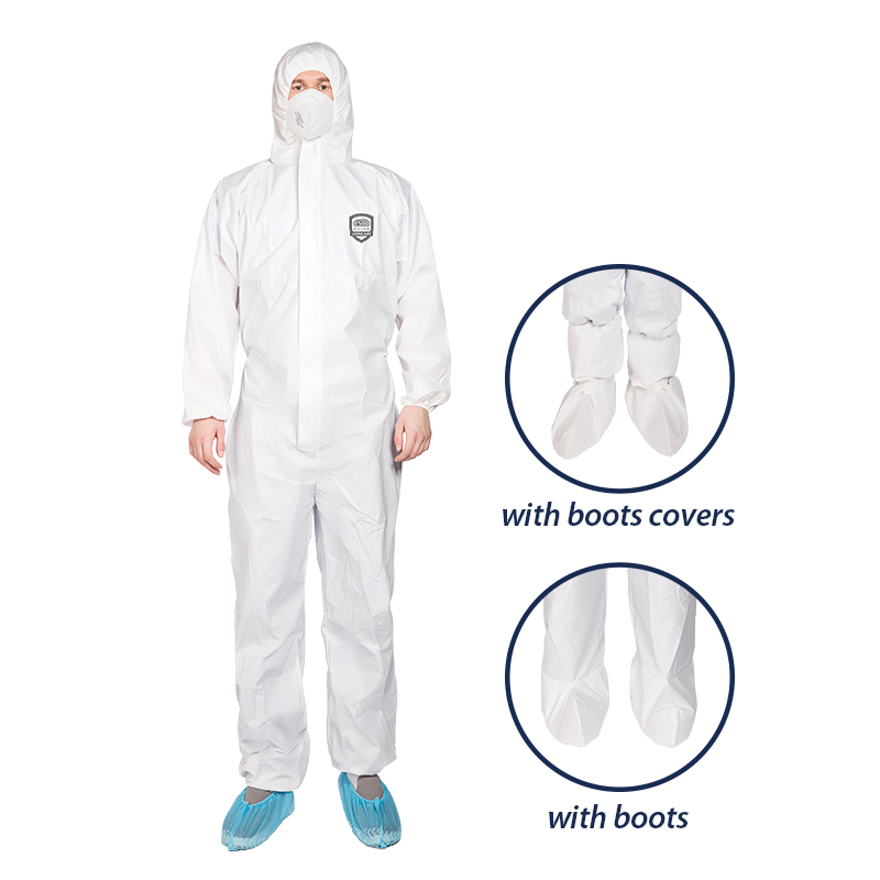 Industrial Safety Chemical Single Use Pharmaceutical Waterproof Industrial Coverall
