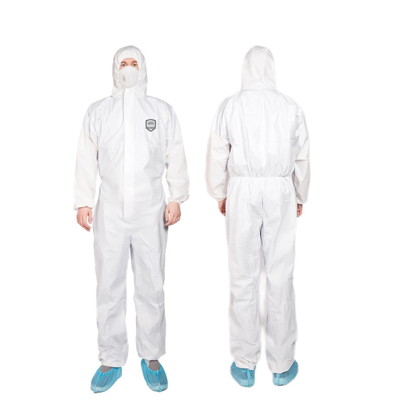 Industrial Safety Chemical Single Use Pharmaceutical Waterproof Industrial Coverall