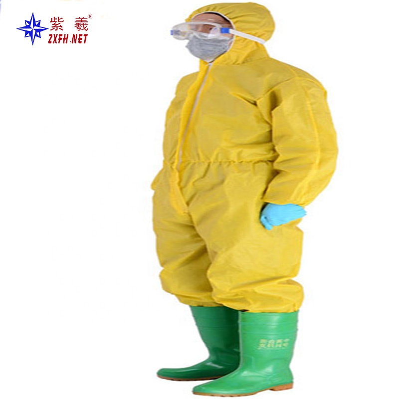 Unisex Factory-issued PP+PE Reusable Coveralls Dustproof Workwear Protective Breathable Waterproof Chemical Resistant Clothing