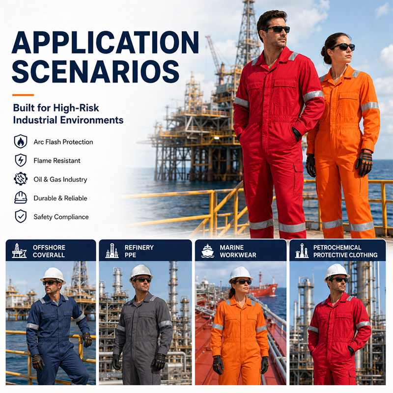 Custom Fireproof Cotton Mining Oil Gas Hi Vis Reflective Safety Twill Overall Worker Work Workwear Flame Retardant FR Coveralls