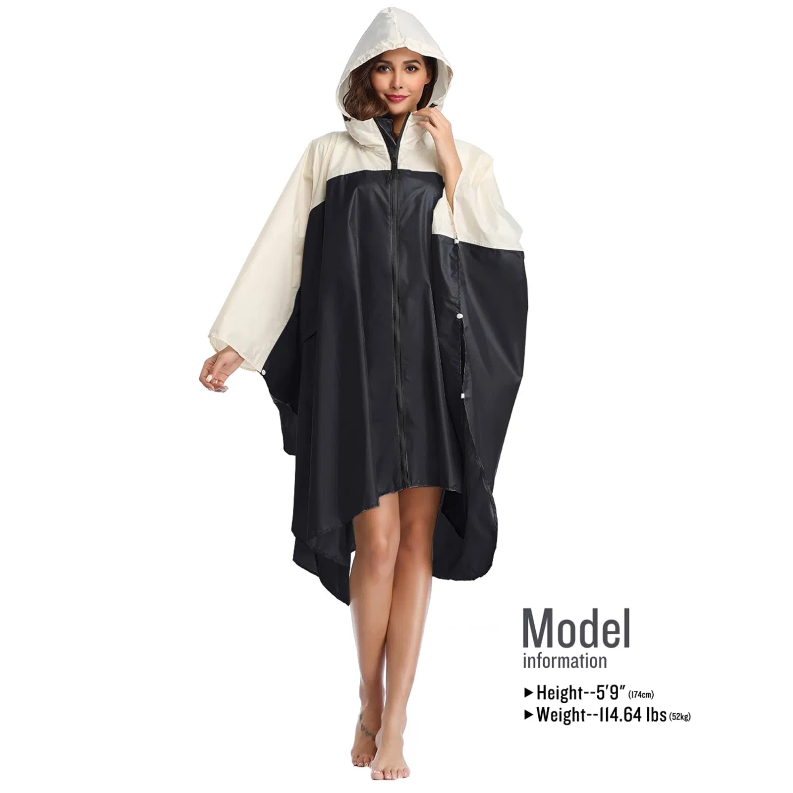 Adults Multi-Functional Outdoor Waterproof Raincoat Poncho Rain Cape
