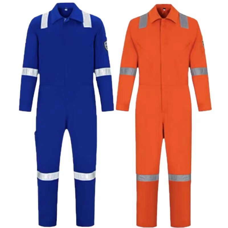 Proban Flame Resistant Cotton Arc Rated Hi Vis Workwear Front View