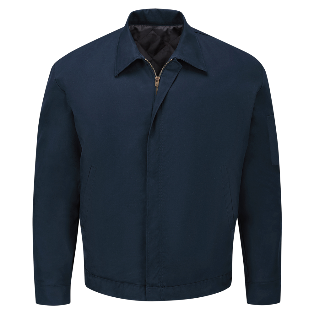 Heavy Duty Men's Mechanic Jacket Water Repellent Cotton Twill Work Coat Insulated Padded Workwear Jacket with Sleeve Pocket