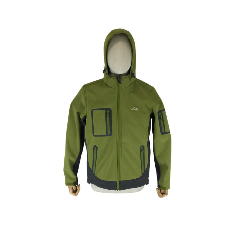 Winter Outdoor Lightweight Waterproof Windproof Fashion Design Breathable Hooded Softshell Polar Fleece Men/Women Casual Sports Hiking Jacket