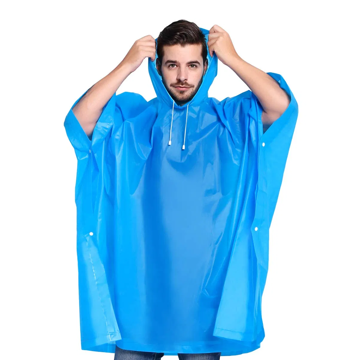 CE in Stock Customzied Long Waterproof Poncho Rain Cape