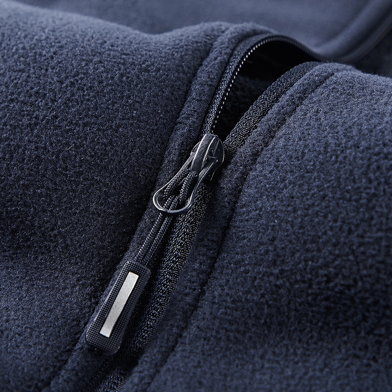 Men's Fleece-Lined Winter Jacket - Thickened Thermal Outerwear for Cold Weather, Heavy-duty Men's Coat,Winter Work Jacket