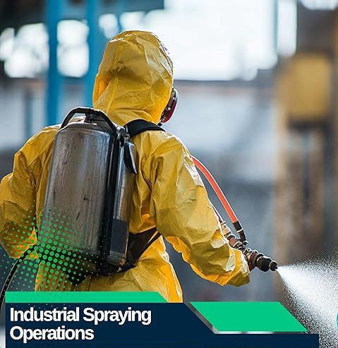 Disposable Chemical Resistant Coverall with Hood Disposable Protective Coverall Suit