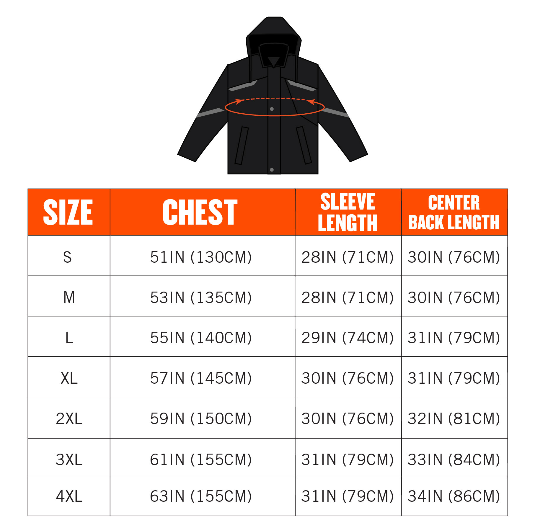 Size Chart 1