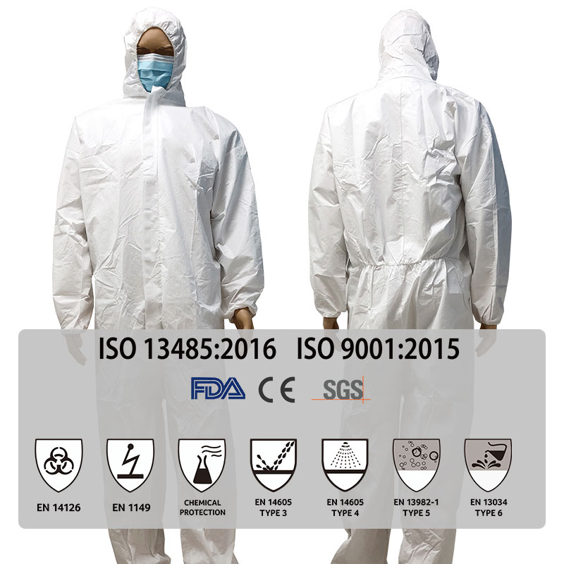 Chemical Protection Suit Detail 1