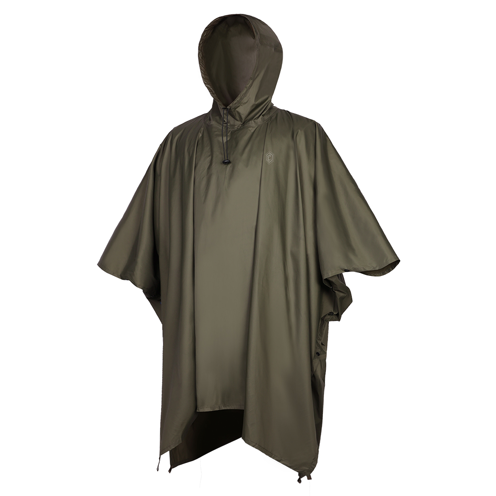 Emersongear Nylon Outdoor Hunting Tactical Gear Tactical Hooded Rain Poncho in Stock