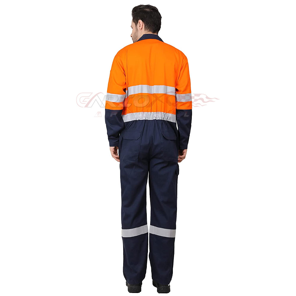 High Quality Hi Visibility Waterproof Work Coverall Labor Suit Safety Worker Uniform Industrial Heavy Duty Wholesale Bulk OEM