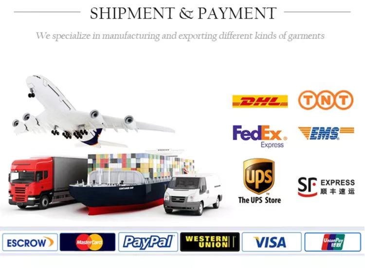 Sea, air and express shipment options