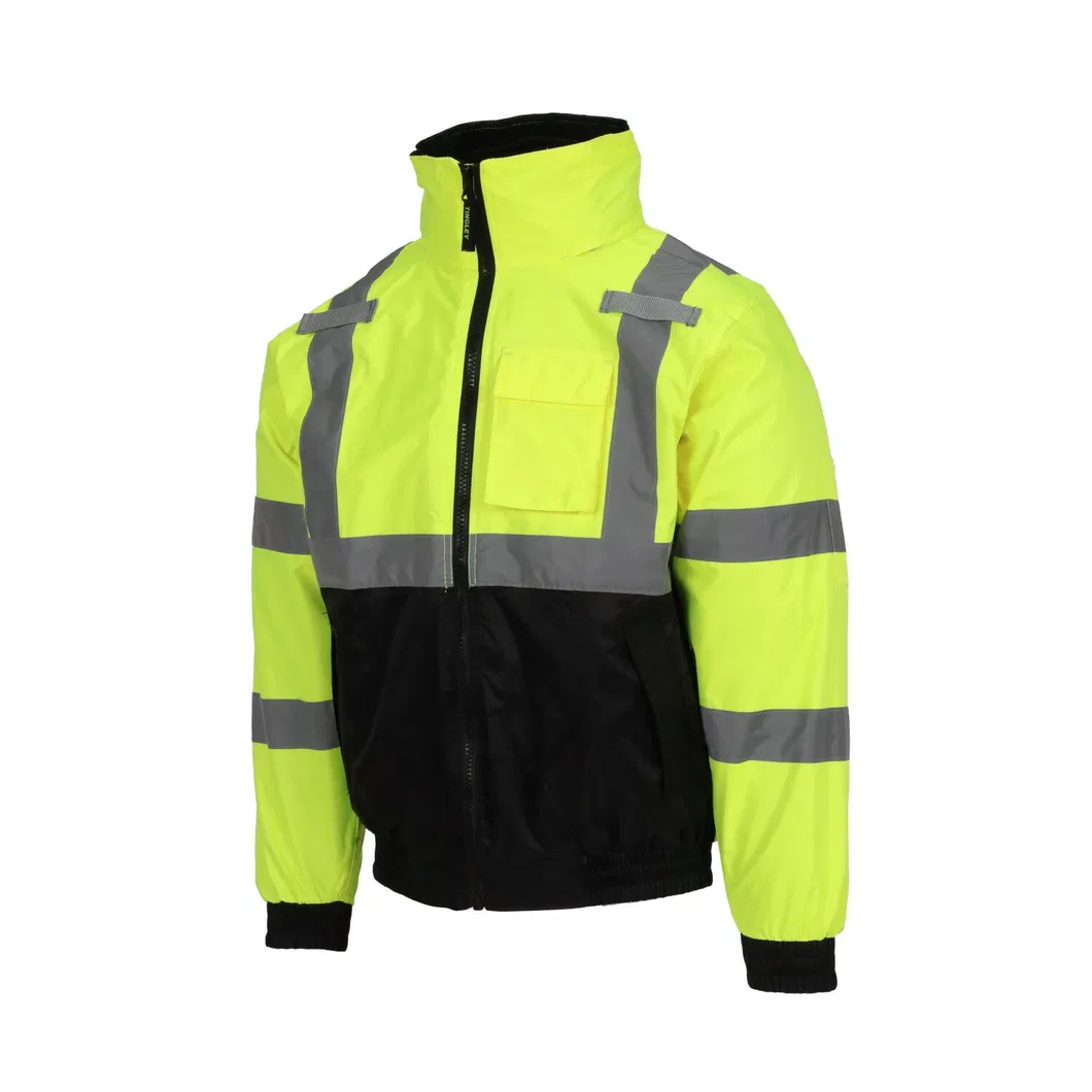 PU Polyester Rain Jacket Bib Pants Waterproof Workwear Suit Clothing Rain Gear